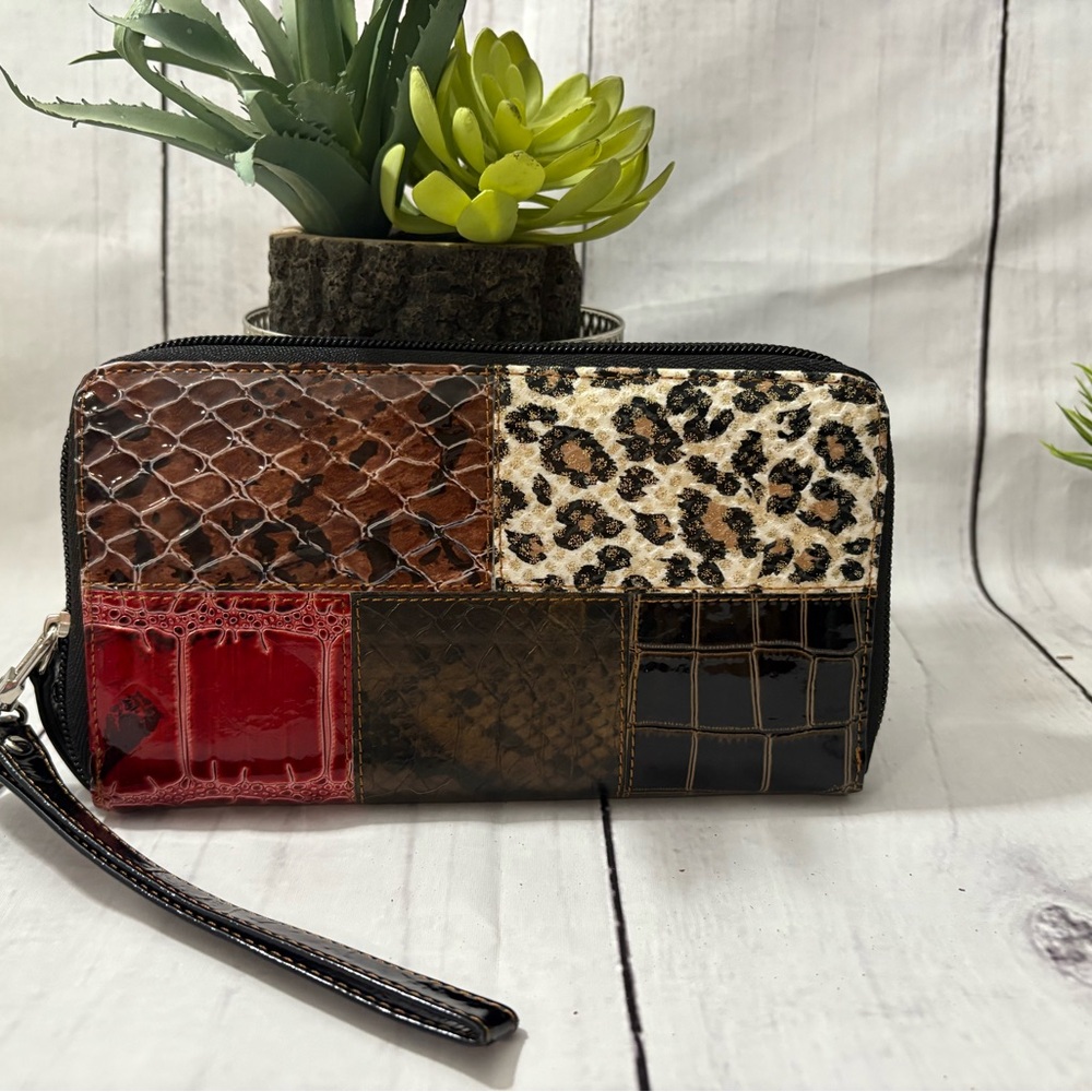 Wristlet wallet - multi colored